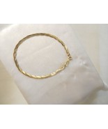 Giani Bernini 18k Gold/Sterling Silver Plate7&quot; Intertwined Chain Bracele... - $52.79