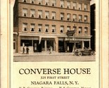 Vtg Advertising Postcard Converse House 325 First Street Niagara Falls N... - £3.12 GBP