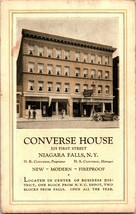 Vtg Advertising Postcard Converse House 325 First Street Niagara Falls New York - £3.14 GBP
