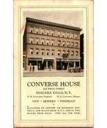 Vtg Advertising Postcard Converse House 325 First Street Niagara Falls N... - £3.10 GBP