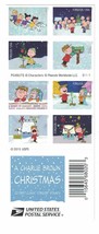 USPS Charlie Brown Xmas Pane of 20 Forever Postage Stamps Scott 5021-30 - $17.99