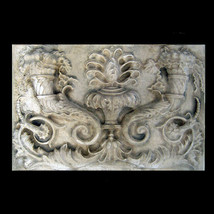 Renaissance Hellenistic Scrolls replica Wall Sculpture relief plaque Tile - £19.43 GBP