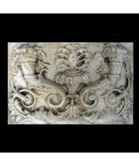 Renaissance Hellenistic Scrolls replica Wall Sculpture relief plaque Tile - £19.32 GBP