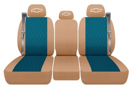 Fits 99-06 Chevy Silverado 40-20-40 Front seat covers with Integrated seat belts - £95.69 GBP