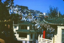 1965 Hillside View City Scene Hong Kong 35mm Slide - £3.16 GBP