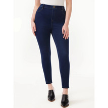 Time &amp; Tru Women&#39;s High Rise Jeggings SMALL (4-6) Dark Denim New - $332.60 MXN