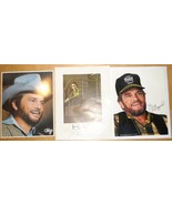 Merle Haggard Collection 2 Autographed pics 1987 + Hag Magazine With Str... - £23.67 GBP