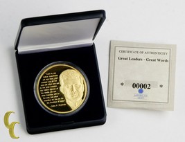 American Mint 1 oz. .999 Gold Bullion Round &quot;Great Leaders, Great Words&quot;... - £2,428.51 GBP