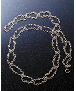 Smithsonian Audrey Hepburn Web Chain Necklace 37&quot; - £58.84 GBP
