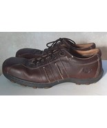 Dr Doc Martens Brown Leather Jim Square Toe Mens Size 10 Lace Sneaker Sh... - $524.10 MXN