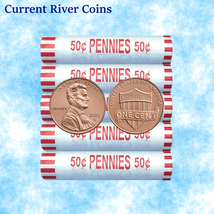 2025-D Lincoln Shield Penny New Uncirculated OBW (5) ROLLS - $48.45