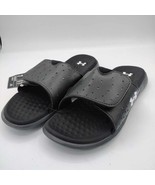 Under Armour Locker Black Slides Sandals  Size 7 Womens Brand New - £19.64 GBP