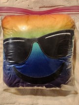 Rainbow Smiley Round Pillow - £5.45 GBP