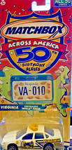 Matchbox Across America - Virginia Chevy Impala Police #10 - $7.80