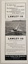 1940 Print Ad Lawley 110 Sailboats Boston Neponset Massachusetts - $8.98