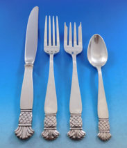 Grenada by Old Newbury Crafters Sterling Silver Flatware Set Service 35 pcs - £4,110.68 GBP