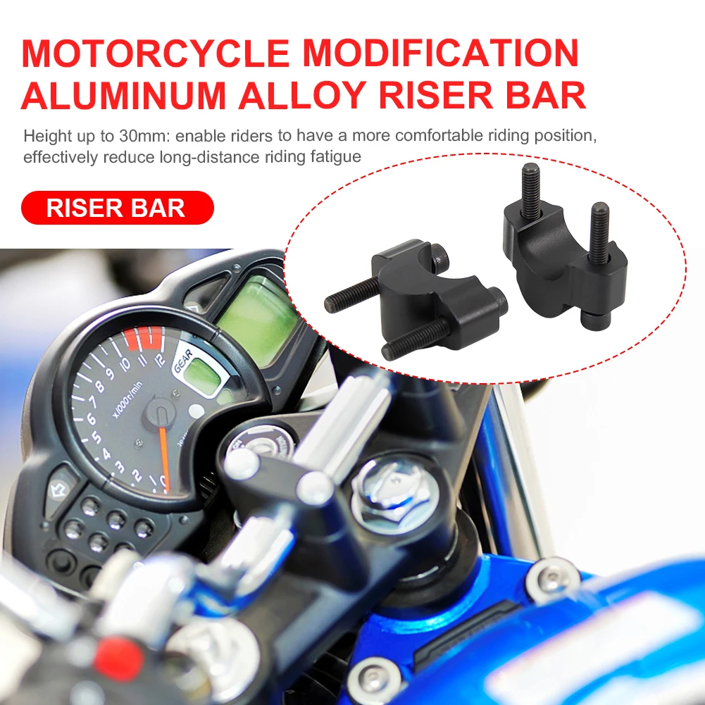 7 8 inch 22mm motorcycle handlebar riser aluminum alloy mount riser motorbike riser bar thumb200