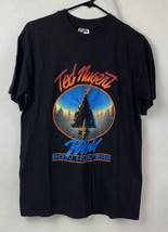 Vintage Ted Nugent T Shirt World Bow Hunters Rock Single Stitch Promo 80... - £78.16 GBP
