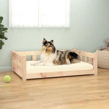 Dog Bed Solid Pine Wood Large Durable Dog Bed Rectangular - $147.49