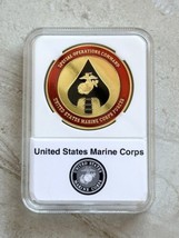 USMC SF - Marine Corps Special Operations Command MARSOC Coin With Case - £13.47 GBP