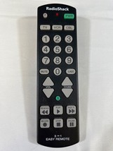 Radio Shack 15 1916A Black 3 in 1 Easy Remote Controller SKU 6518 - $14.01