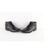 Vtg Clarks Mens 12 Distressed Pebble Grain Leather Ankle Chukkas Chukka ... - $89.05