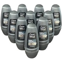 Dove Clean Comfort Mens Care 24-Hr Roll On Deodorant 1.7 Oz NEW Lot Of 10 - £27.74 GBP