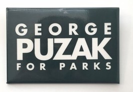 George Puzak for Parks and Recreations Board 1997 Campaign Button Pin Mi... - £7.73 GBP