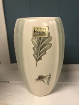 Royal Haeger Artware Pottery Kate Nessler Naturewood Botanical Vase Beig... - $39.59