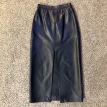 Siena Leather Skirt Womens 6 Used Black - £30.67 GBP