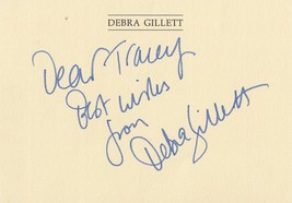 Debra Gillett Spooks Hand Signed Card - £5.52 GBP