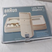 Vintage Braun Lady Elegance 3 Electric Shaver Razor Germany women's 5666... - $85.00
