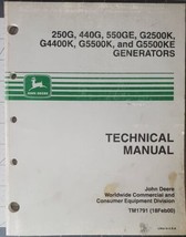John Deere  TM1791 Technical Manual for Generators Original - $23.38