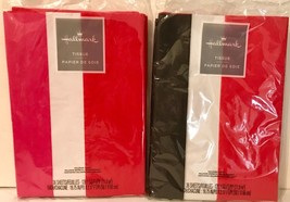 Hallmark Valentine Gift Wrap Tissue Pack in Red/White/Pink or Black/Whit... - $5.94