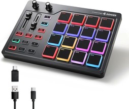 Donner Midi Pad Beat Maker Machine Professional, Drum Machine With 16, S... - $90.92