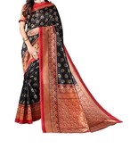 Saree Sari Indian Blouse Piece Maxi Women Dress Free Shipping Poly Silk ... - $30.71 CAD