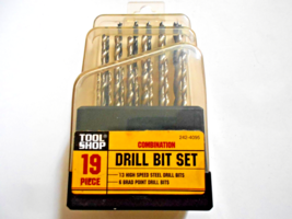 Tool Shop 19 piece Drill Bit Set No. 242-4095 - $14.84