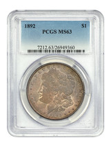 1892 $1 PCGS MS63 - $840.26