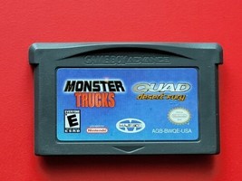 GBA Monster Truck Madness &amp; Quad Desert Fury 2 in 1 Nintendo Game Boy Advance - £5.42 GBP