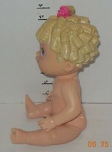 2009 Baby Alive ALL GONE Talking Blond Curly Hair Blue Eye Infant Girl Doll - £11.57 GBP