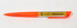 Vintage Floaty Orange Pen Brugge Belgium - $18.81