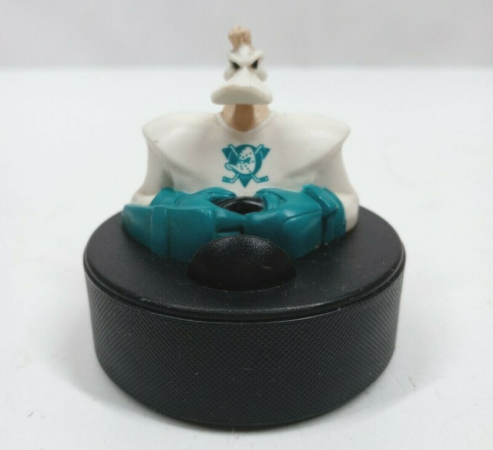 Vintage 1997 Disney Mighty Ducks Wild Wing Hockey Puck Toy Slider McDona... - $3.95