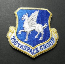 Usaf Air Force 750th Space Group Shield Embroidered Patch 3.1 Inches - £4.74 GBP