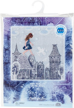 RTO Counted Cross Stitch Kit 9.5 Inch X9.5 Inch Fairy Tales Live On Roof... - £26.44 GBP