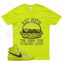 Yellow EAT Shirt for Ambush N Dunk Atomic Green Flash Lime Neon Volt Tennis - £20.67 GBP+