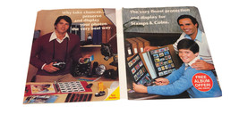 20th Century Plastics Inc. Set Of Fold-Out Ads “Photo &amp; Stamp Display” 1982 - £5.41 GBP