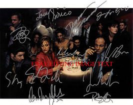 The Sopranos Cast Signed Autographed 8x10 Rp Photo James Gandolfini Edie Falco + - £13.12 GBP