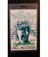 POISON - ROSEMONT, ILL ORIGINAL VINTAGE 88-89 TOUR LAMINATE BACKSTAGE PASS - $65.00