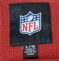 NFL Team Apparel LAU00057 Licensed Arizona Cardinals Large Red Gray Zip Up image 4