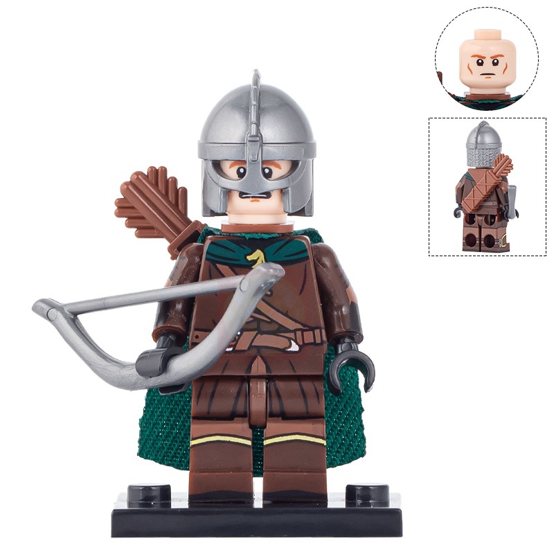 Primary image for Rohan Archer Bowman Soldier The Lord of the Rings Minifigures Block Toys